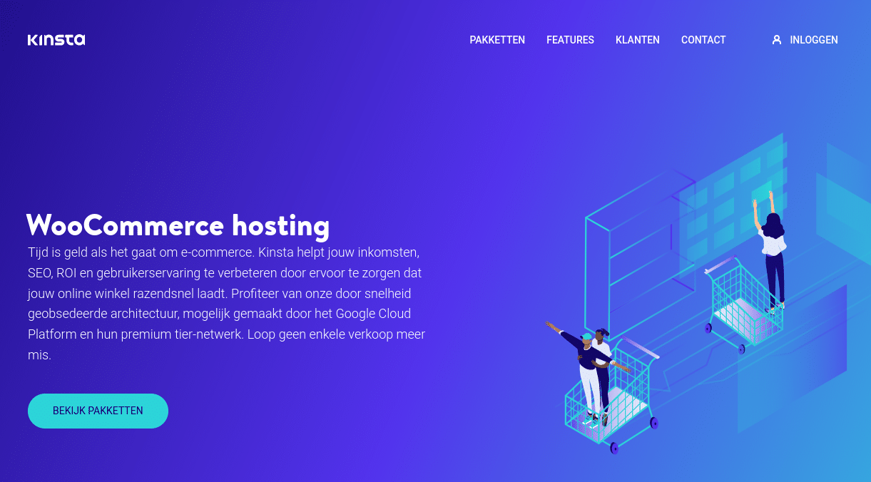 WooCommerce hosting bij Kinsta