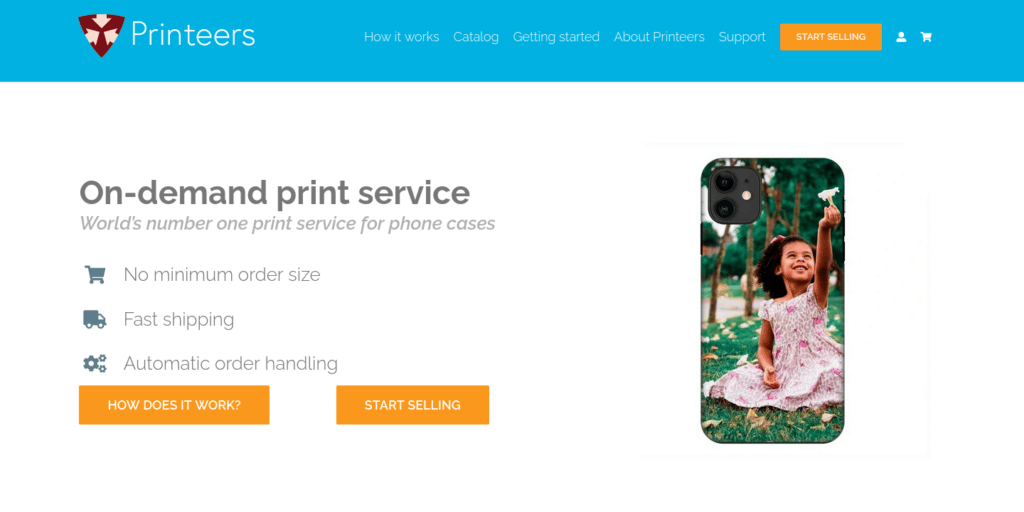 Printeers website