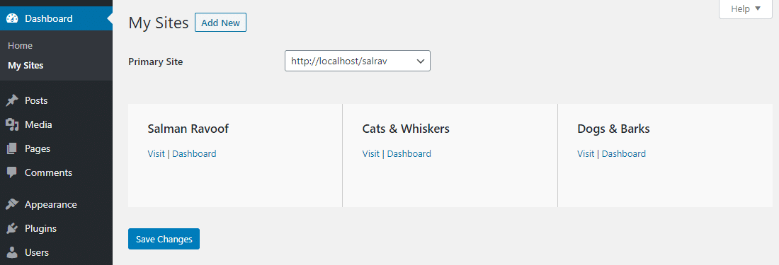 Je kan één gebruiker toewijzen aan meerdere sites binnen een WordPress Multisite netwerk