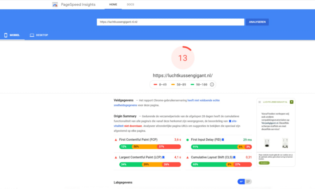 Luchtkussengigant voor Kinsta