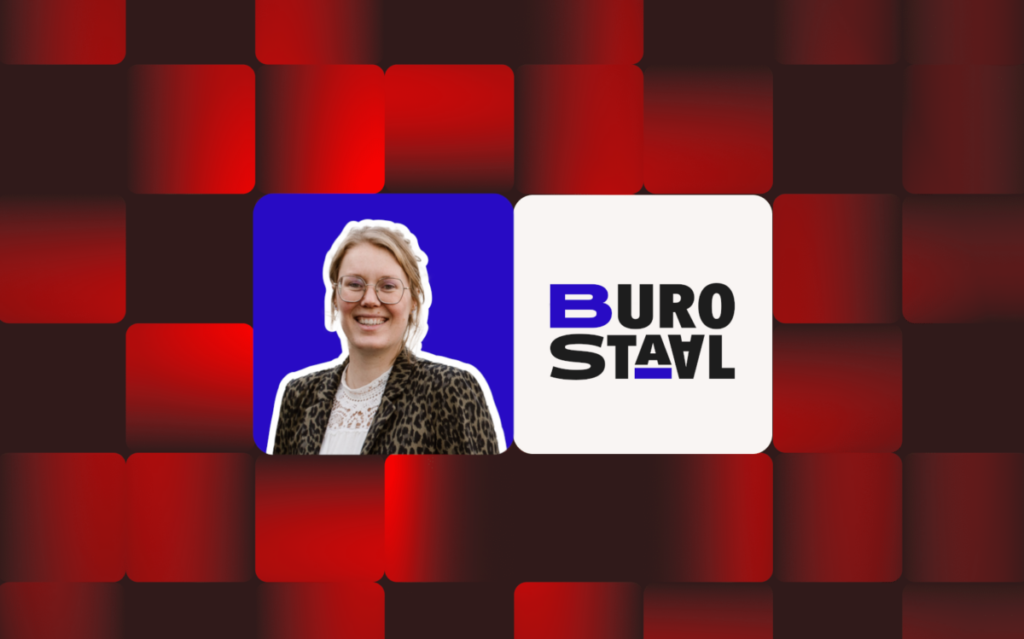 Buro Staal logo en foto van Rosanne van Staalduinen