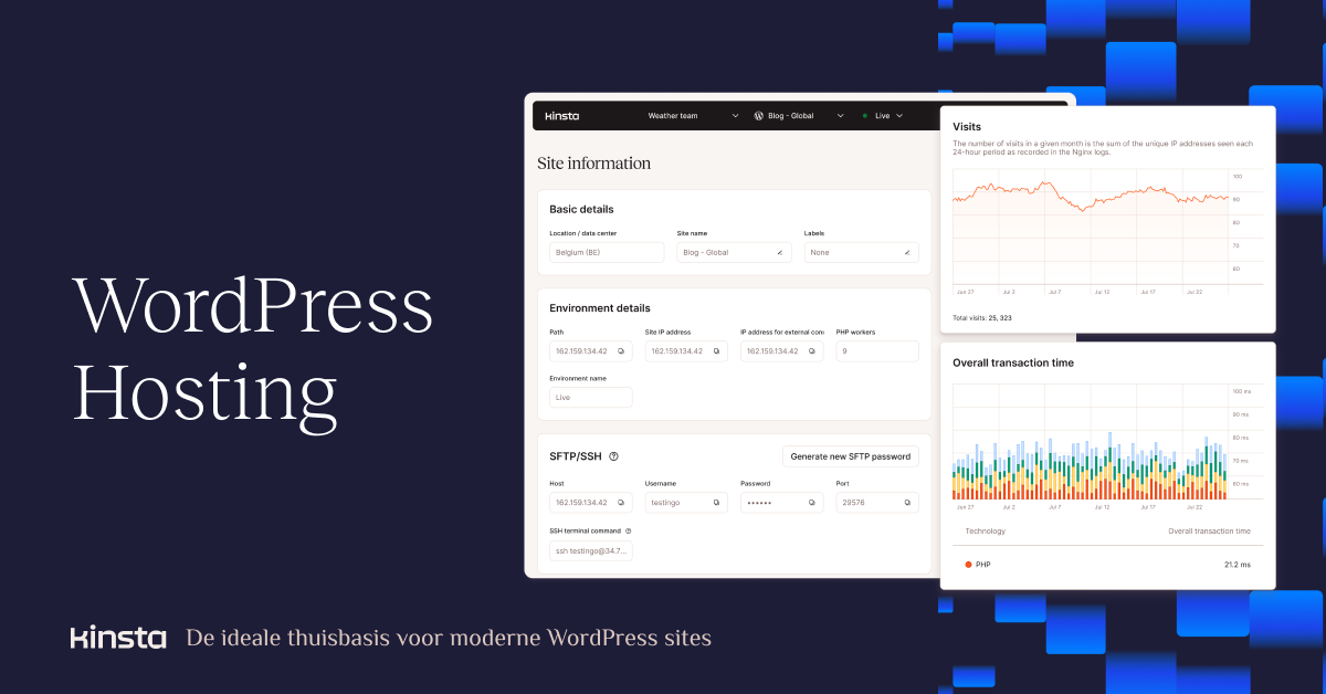 Betrouwbare WordPress Hosting voor losse bedrijfskritische sites - Kinsta®
