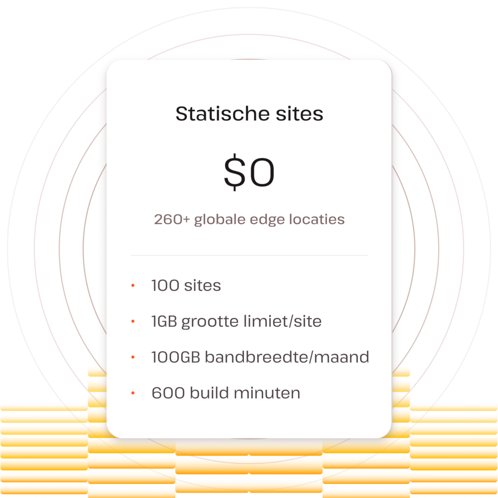Statische sites zijn voor altijd gratis *met fair use-beleidslimieten