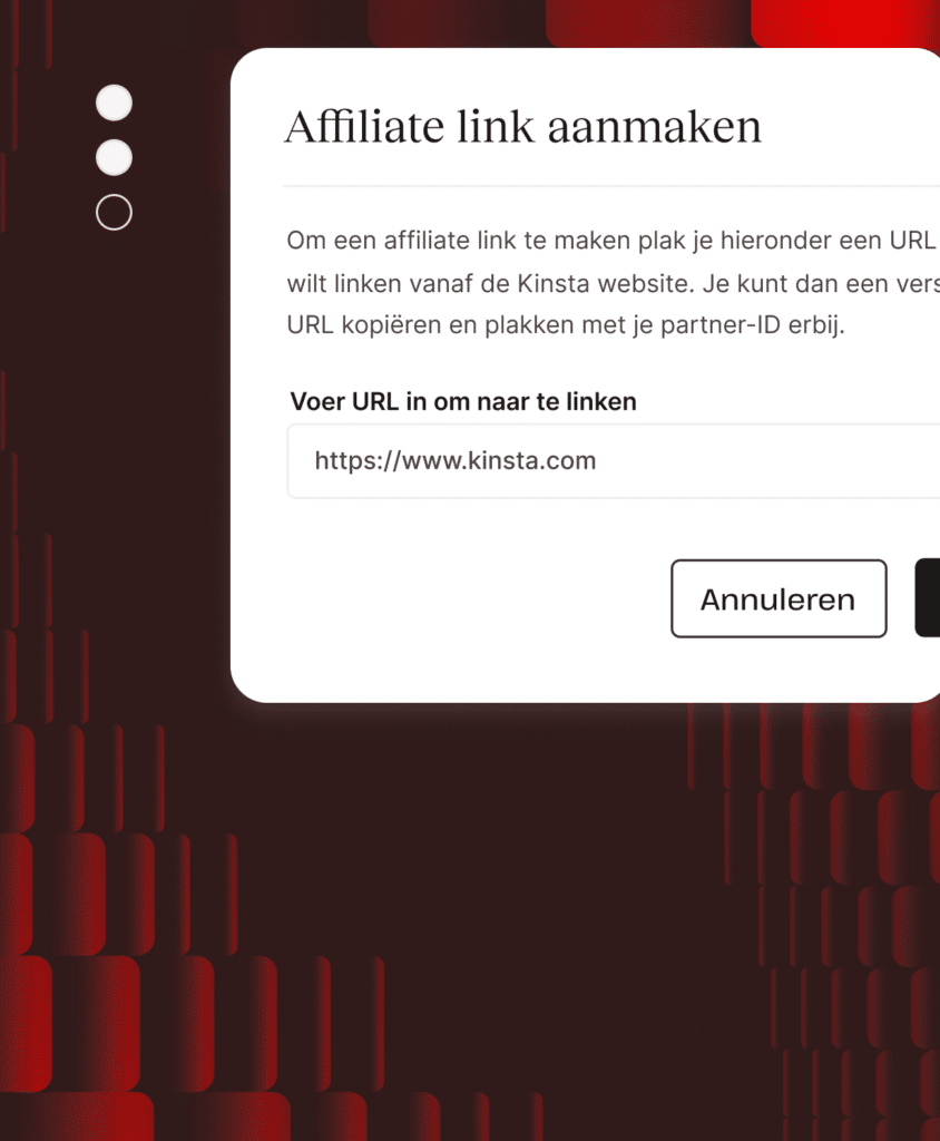 Stap 2: Affiliate links aanmaken