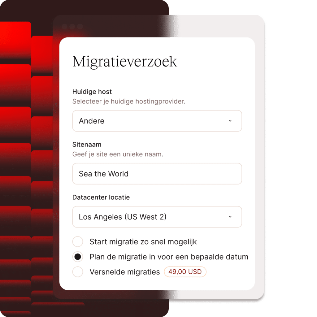 Onbeperkt gratis migratie door experts van WP Engine naar Kinsta