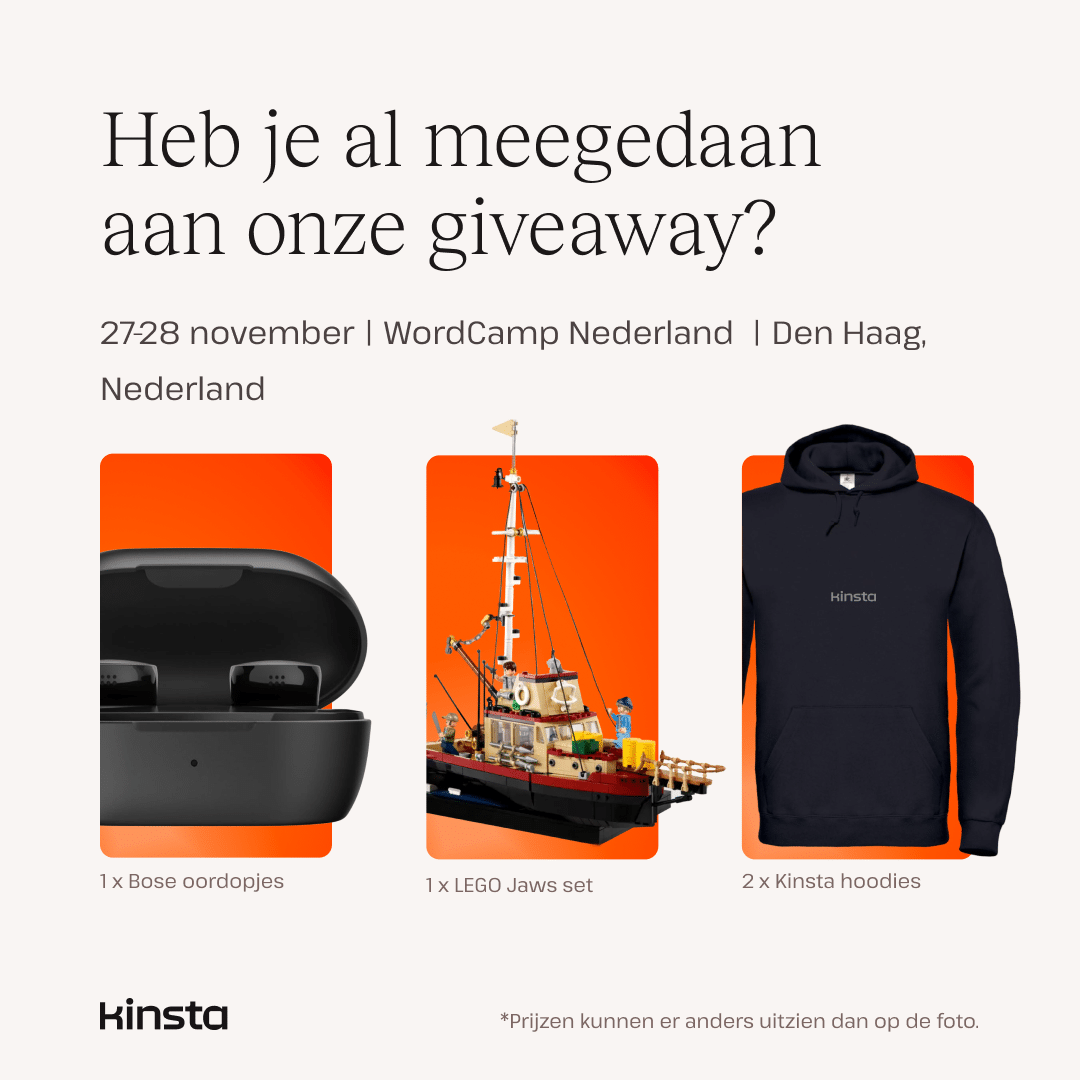 Kinsta giveaway
