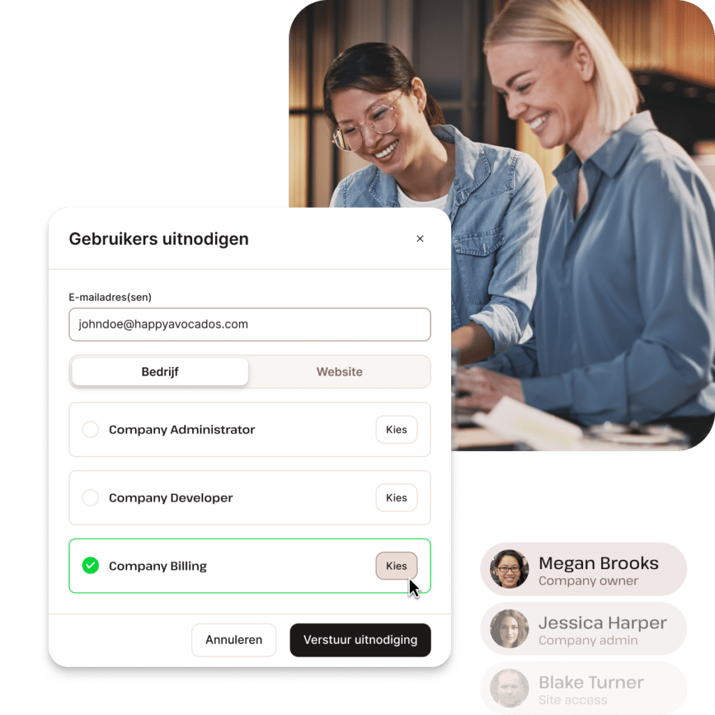 MyKinsta is ontworpen voor teams en een onbeperkt aantal gebruikers