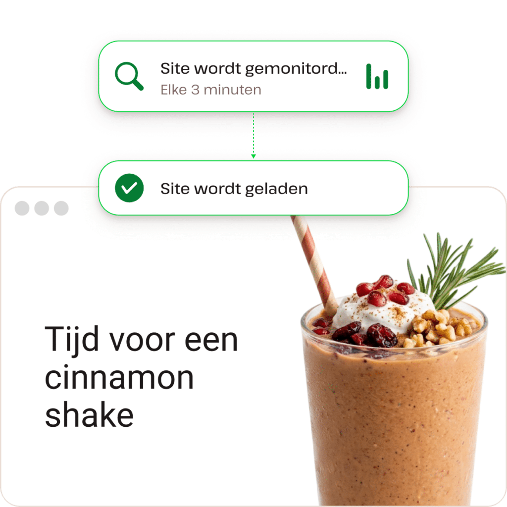 Kinsta biedt proactieve websitebewaking, elke 3 minuten, 480 keer per dag
