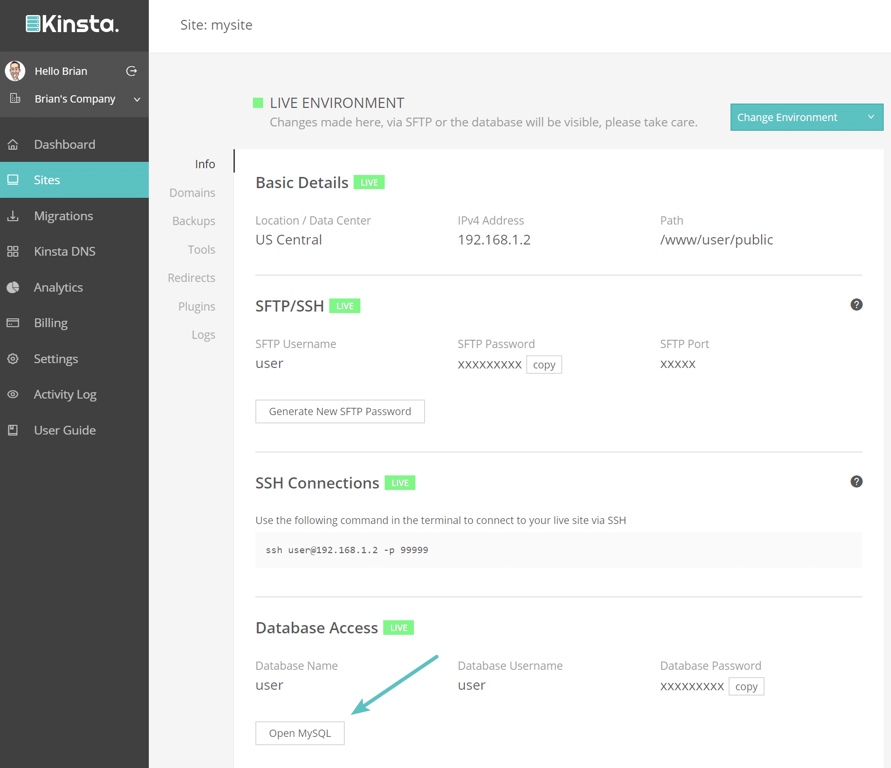 Acesso phpMyAdmin no WordPress