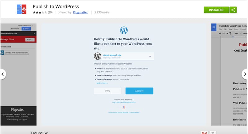Publish to WordPress