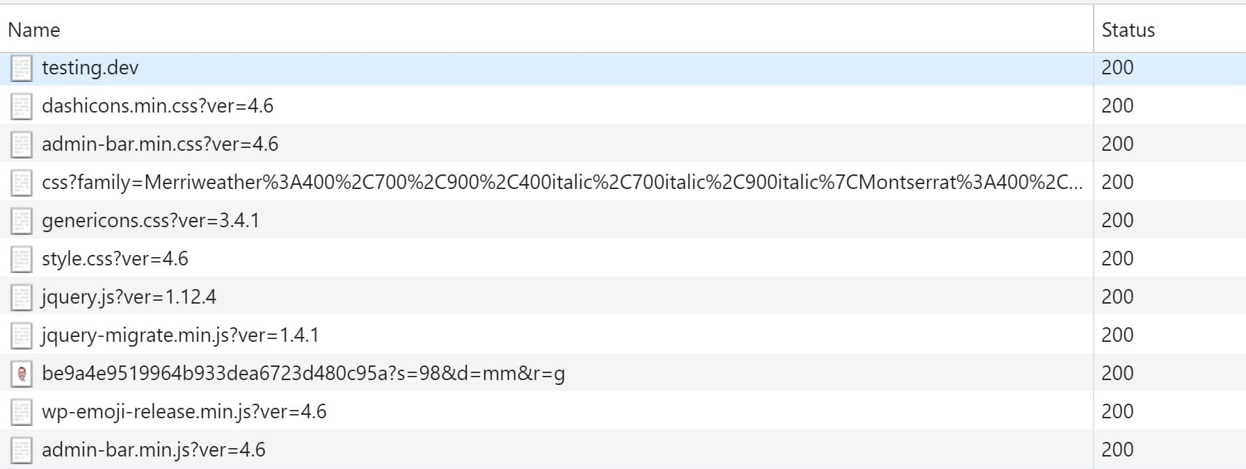 Solicitações com Query strings