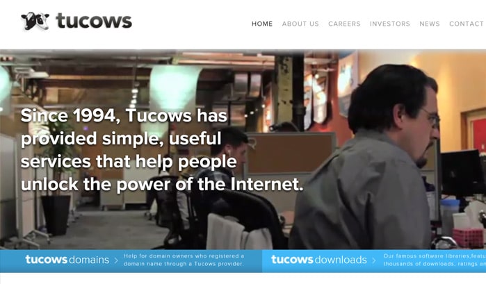 tucows wordpress sites