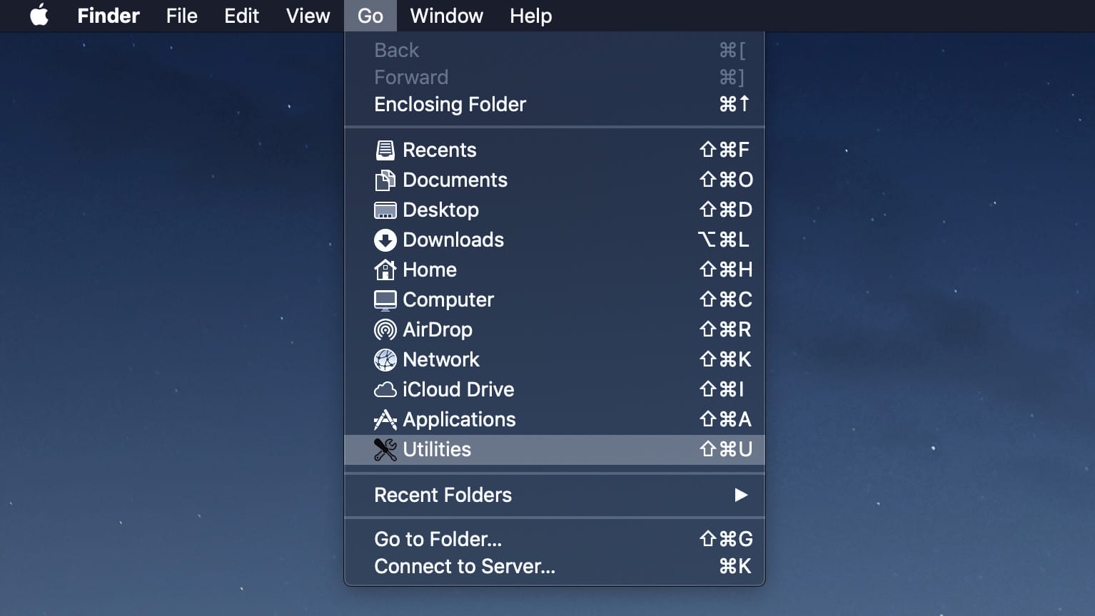 Utilidades no Mac
