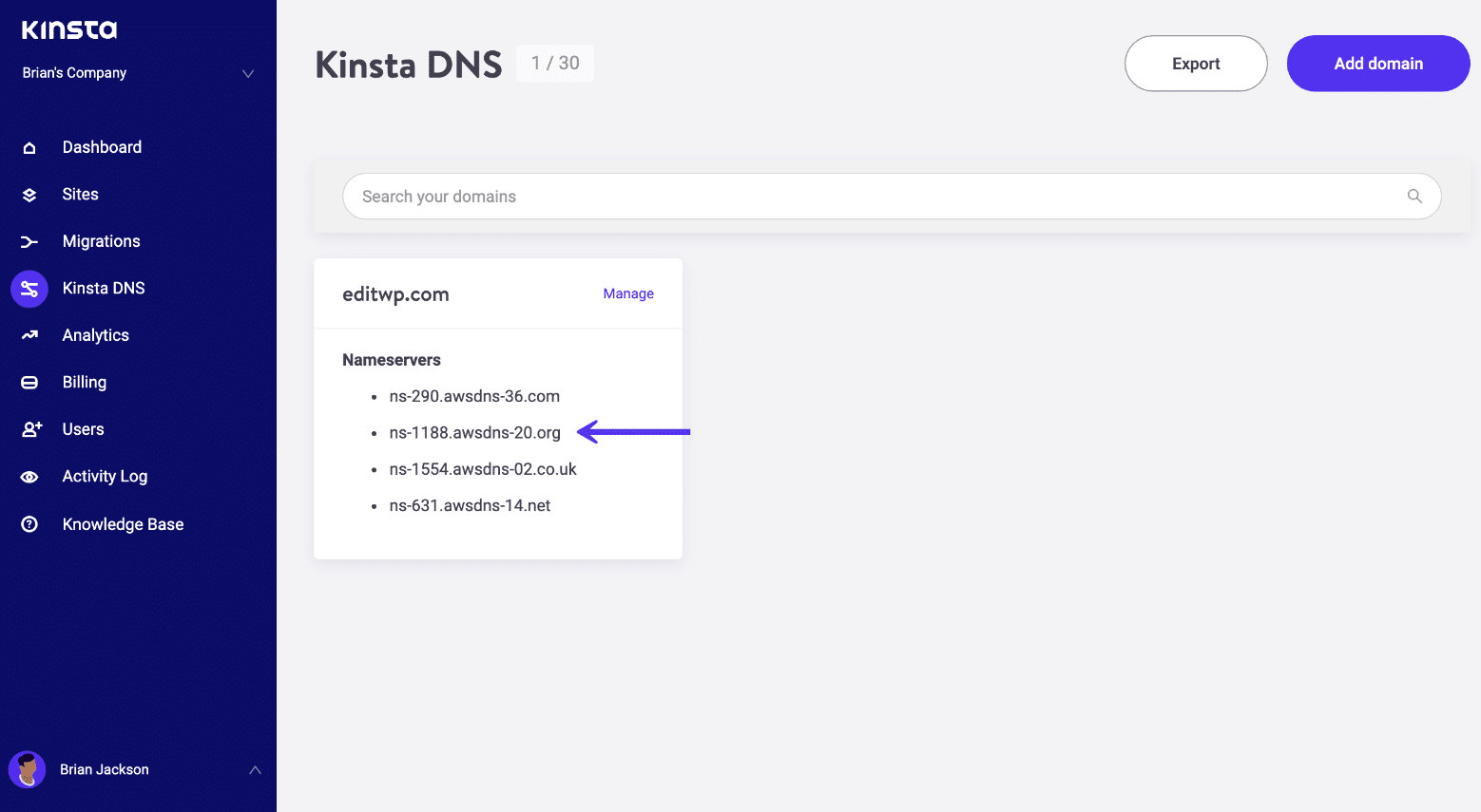 Servidores de nomes DNS Premium