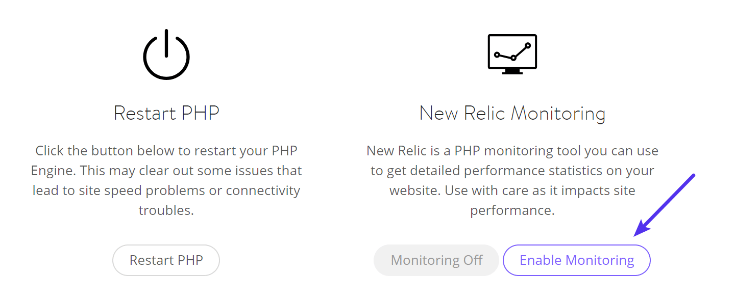 Ativar monitoramento do New Relic