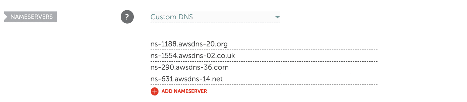 Nameservers DNS personalizados no Namecheap