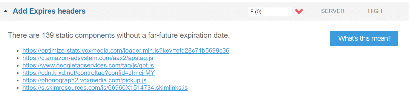 Adicionar Cabeçalhos Expires