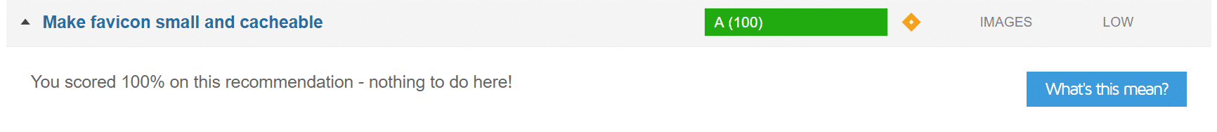 Faça o Favicon Pequeno e Cacheable