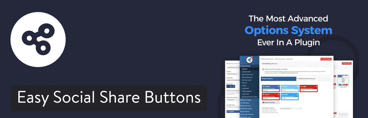 Plugin Easy Social Share Buttons for WordPress