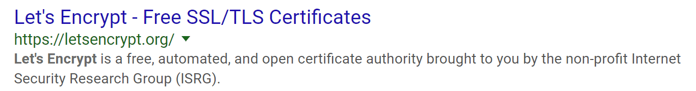 Certificados SSL/TLS 