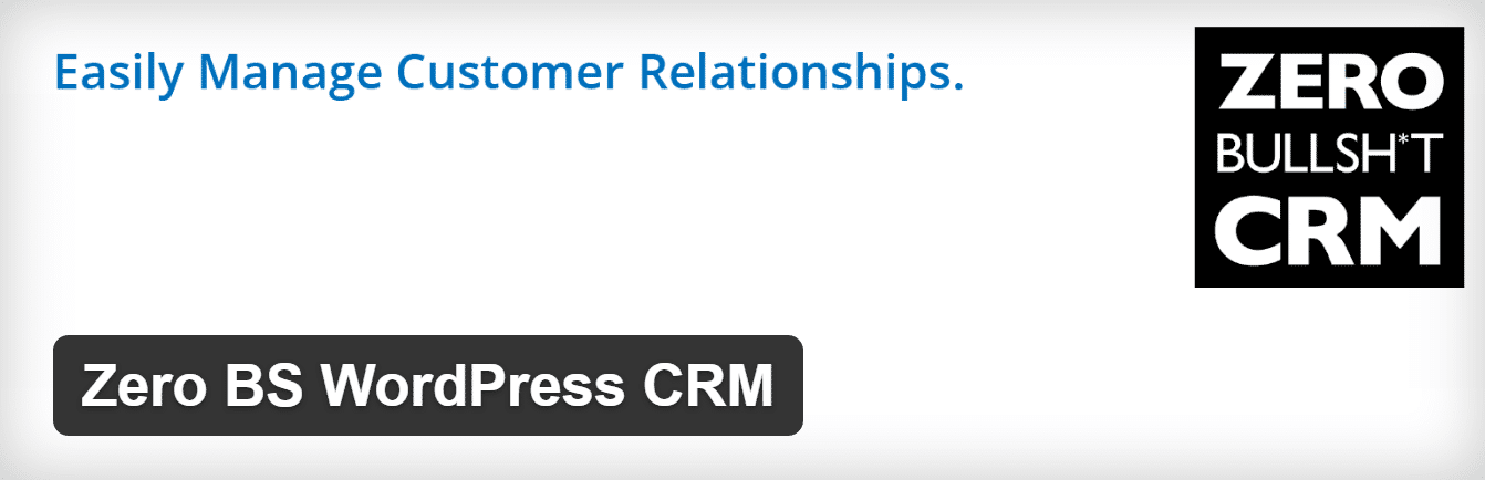 Zero BS CRM plugin