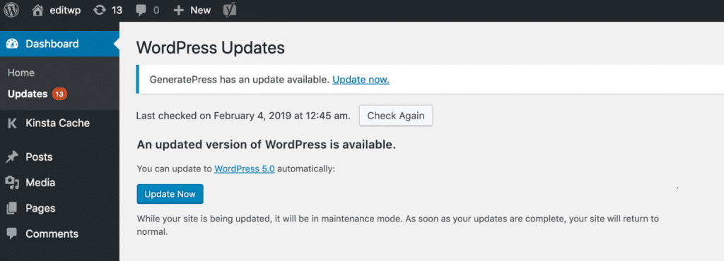 Sites WordPress invadidos