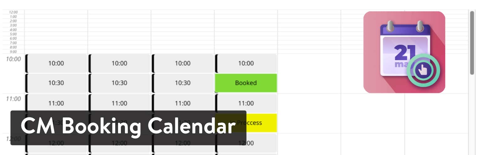 Plugin CM Booking Calendar