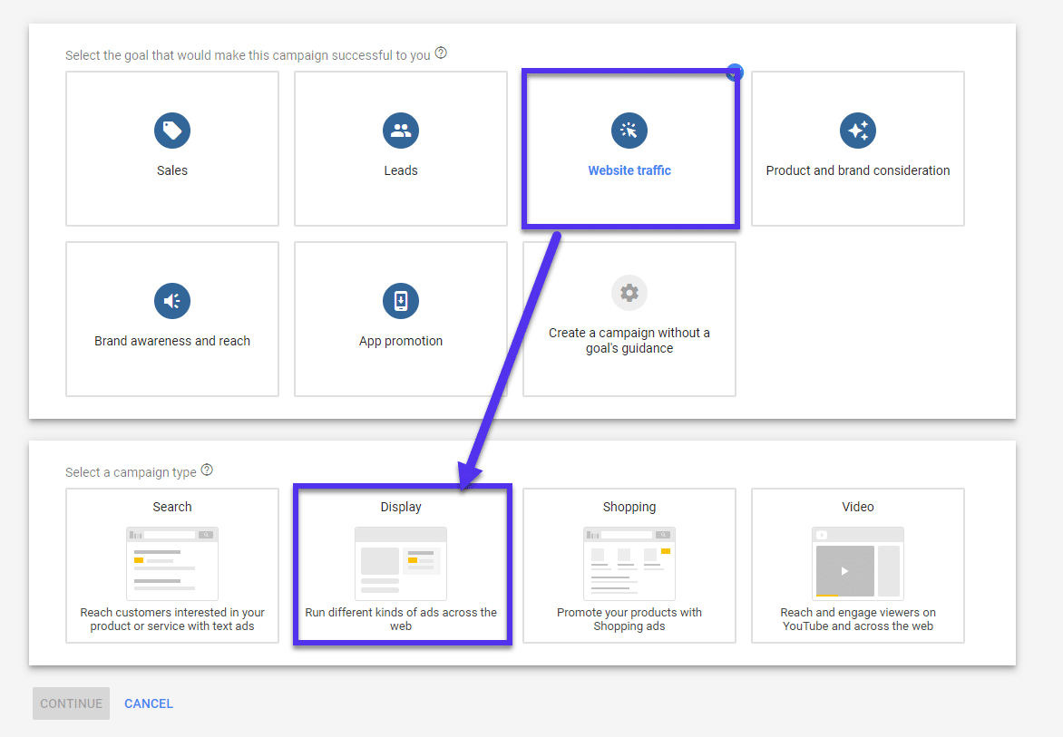 Apresentação do site Google Ads