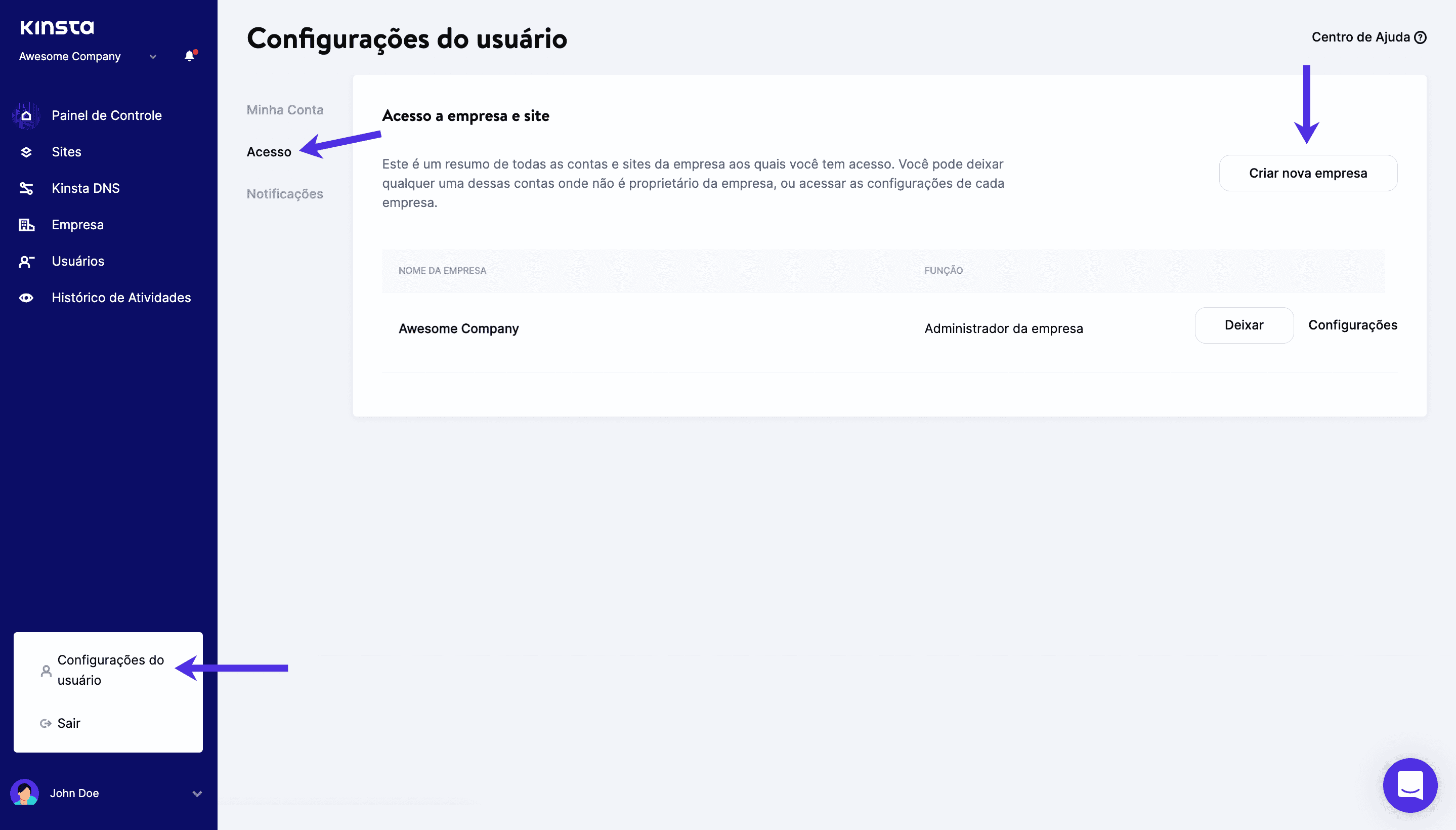 Adicionar nova empresa