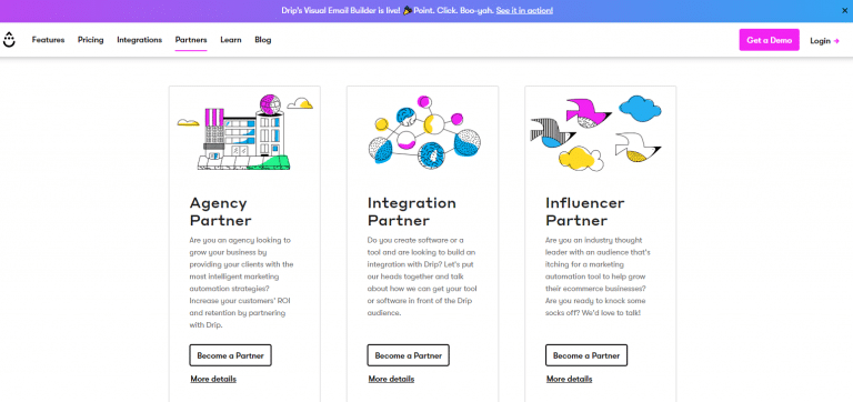 Programa da Drip para influenciadores