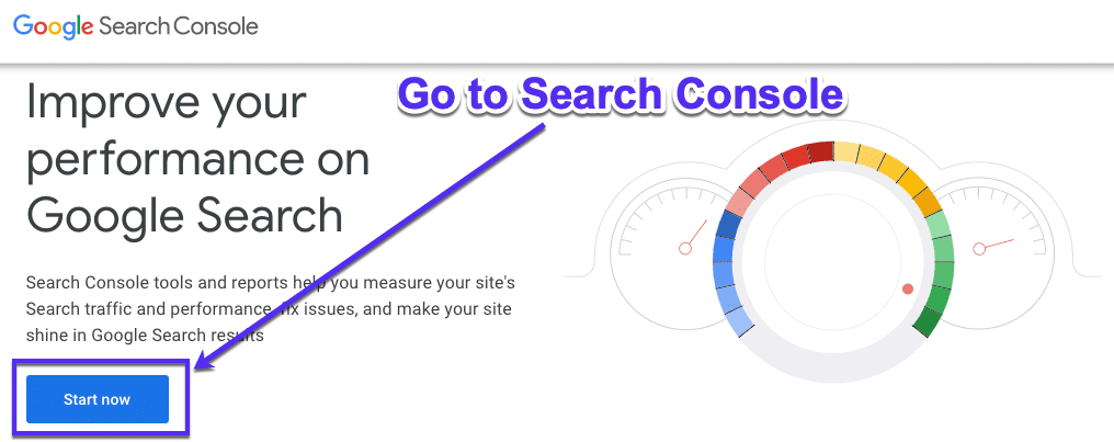 Inscreva-se no Google Search Console