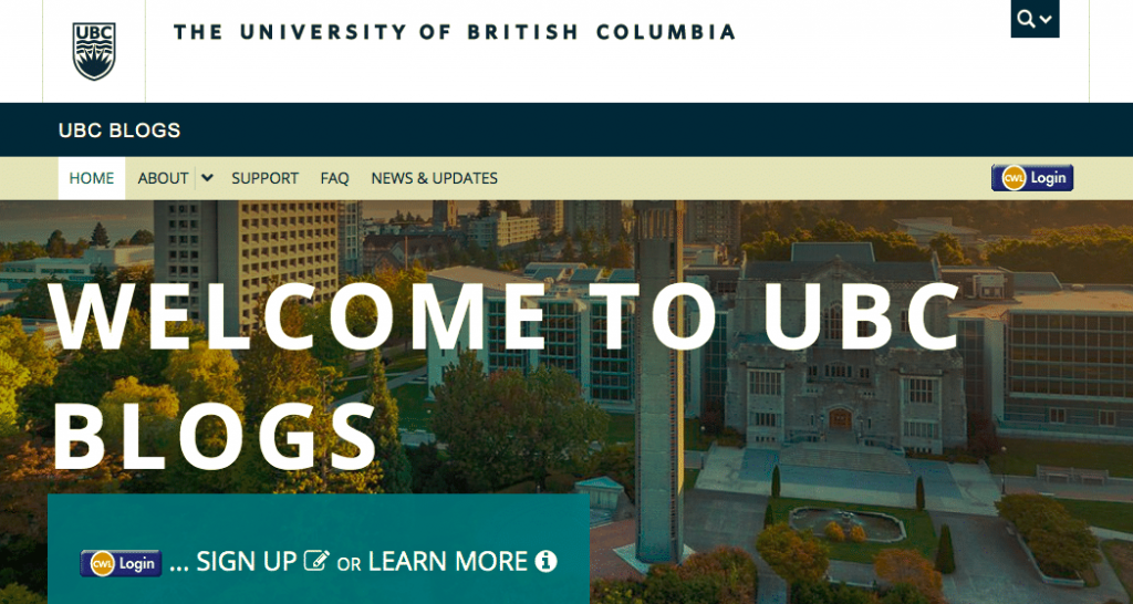 Blogs da UBC