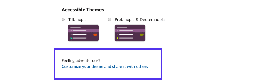 Personalize o seu tema Slack