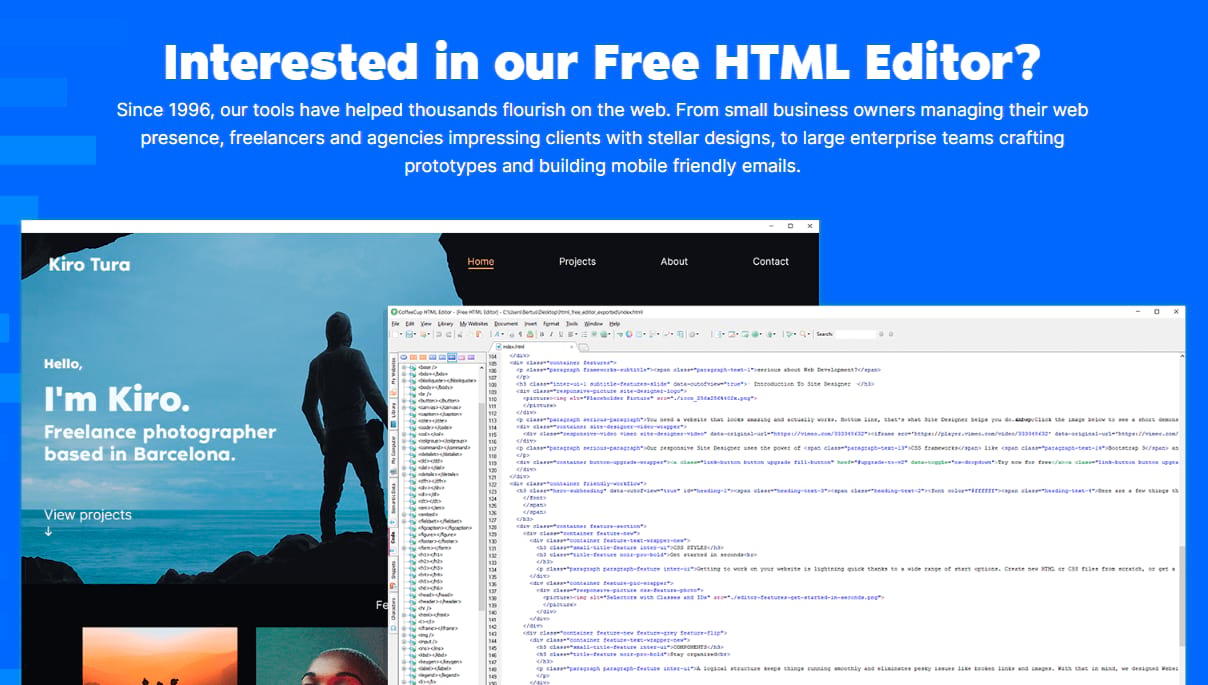 Editor de HTML online gratuito sem propaganda – Desenrola Tech