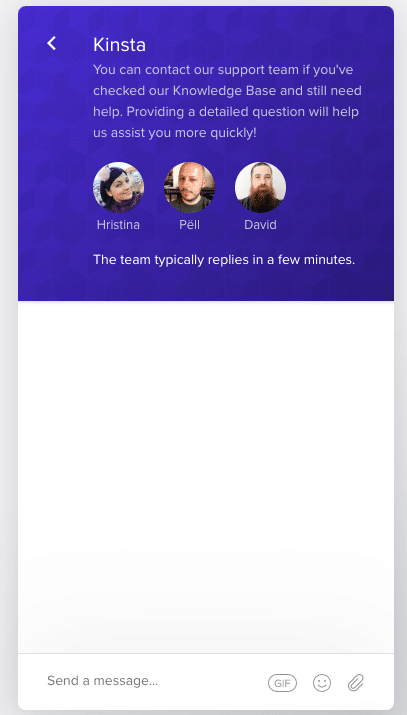 Intercom em Kinsta