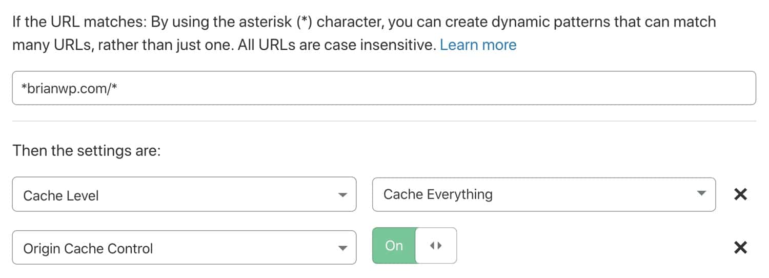 Habilite o controle de cache de origem na regra da sua página Cloudflare.