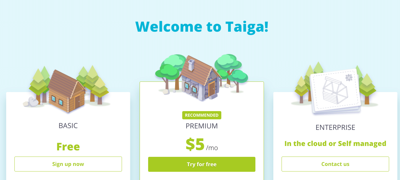Preços da Taiga