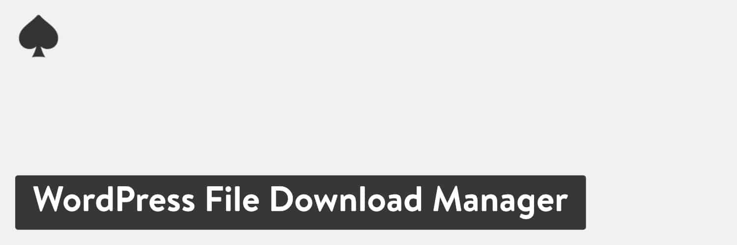 WordPress File Download Manager plugin