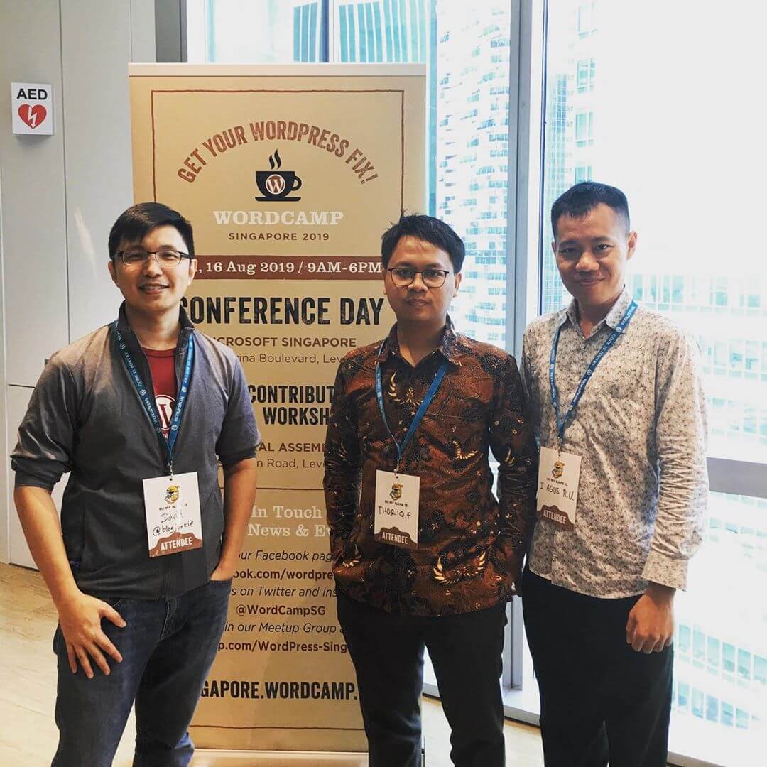 Kinsta´s team i WordCamp Singapore