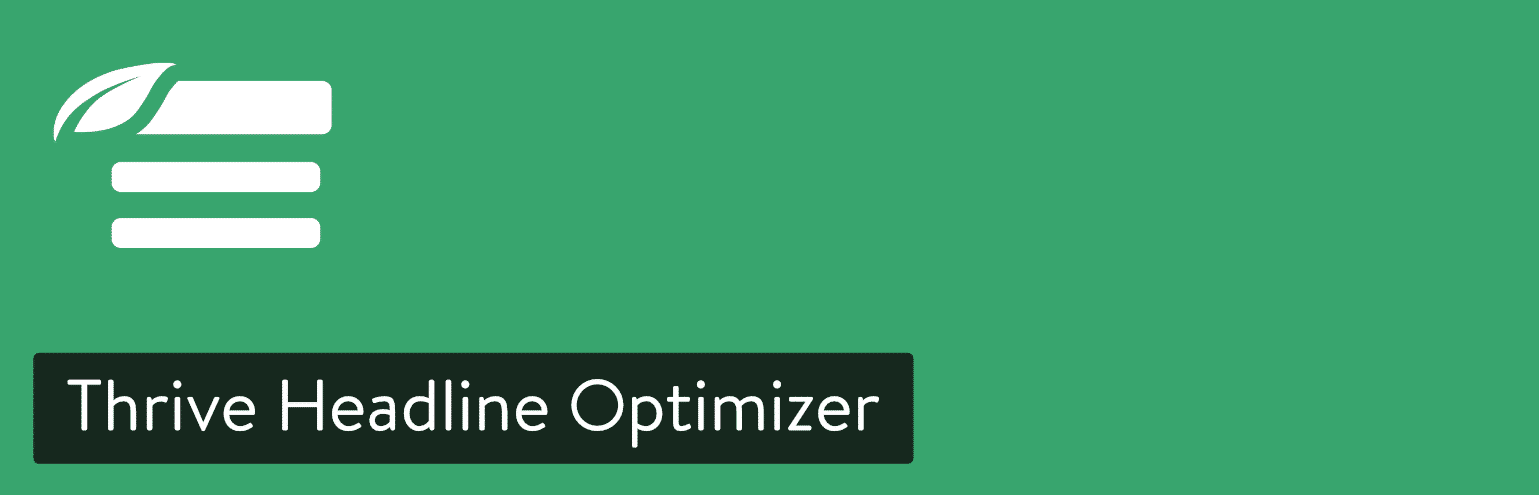 Thrive Headline Optimizer WordPress-plugin