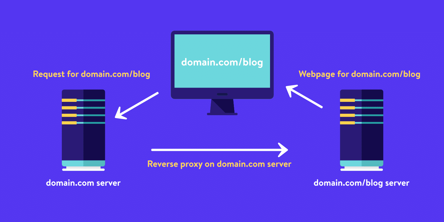Omvänd proxyserver exempel