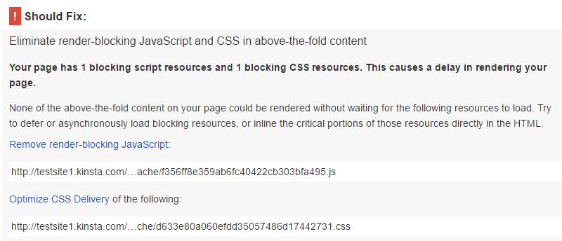 PageSpeed Insights with Hummingbird plugin PageSpeed Insights med Hummingbird-plugin