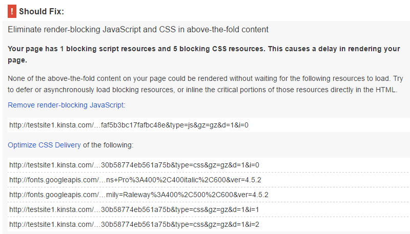 PageSpeed Insights with JCH plugin PageSpeed Insights med JCH-plugin