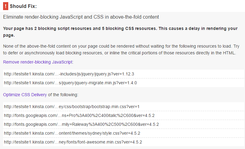 PageSpeed Insights with no plugins PageSpeed Insights utan plugin