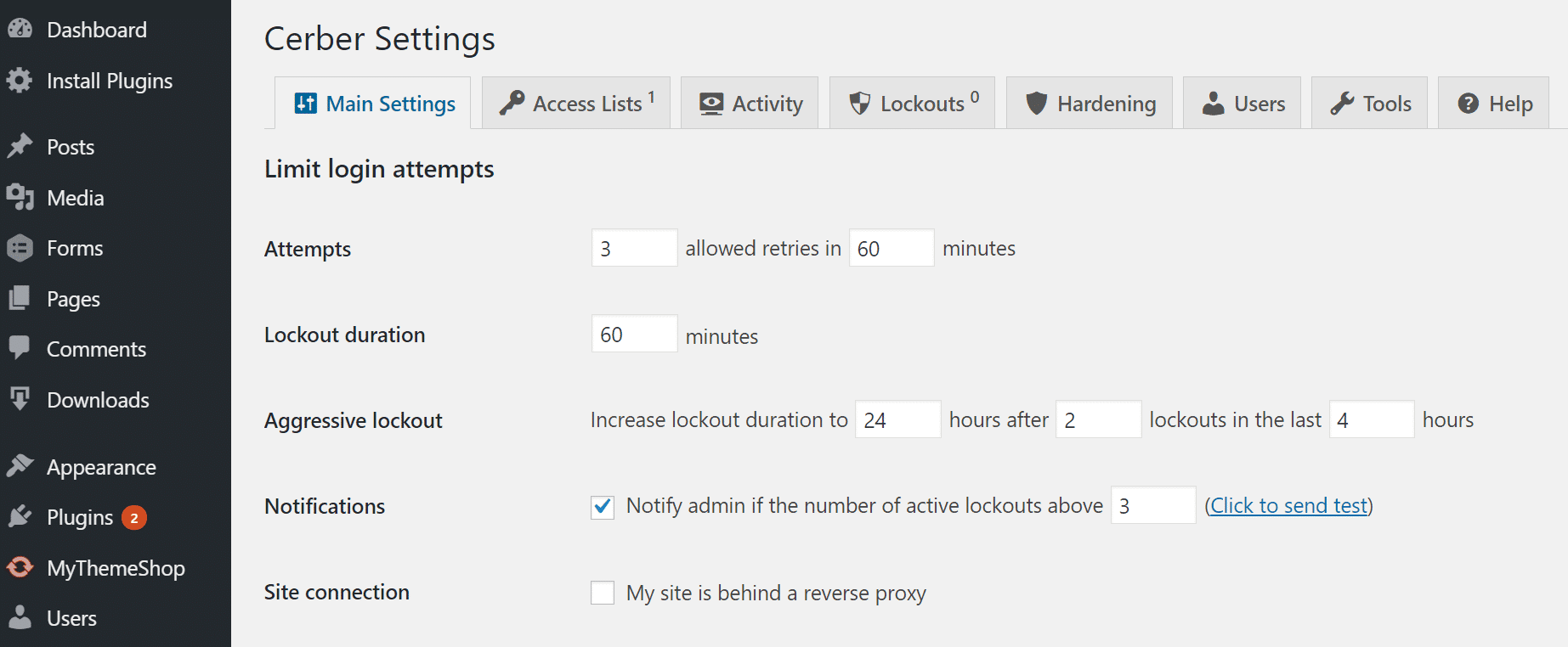 Begränsa inloggningsförsök i WordPress