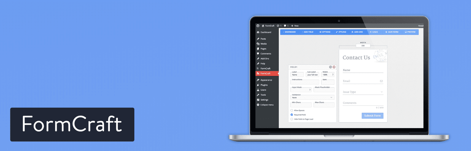 FormCraft WordPress plugin