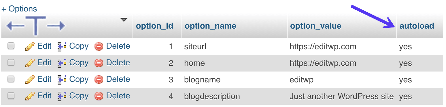 Autoladdade data