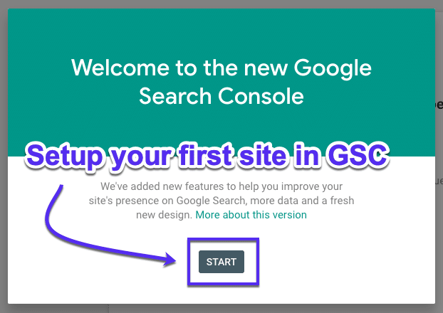 Konfigurera din webbplats i Google Search Console