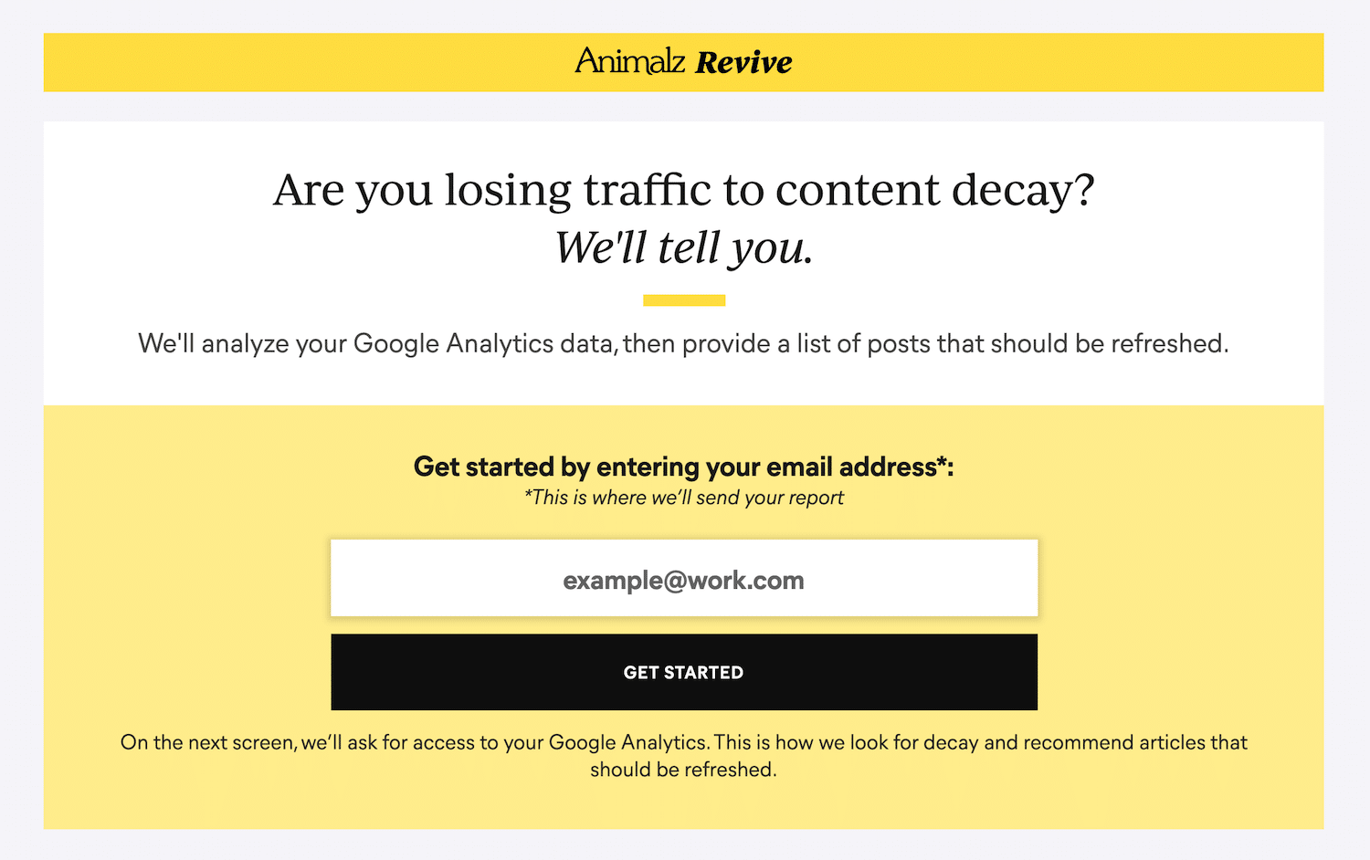 Animalz Revive verktyg