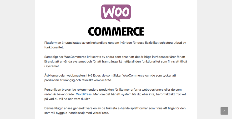 WooCommerce